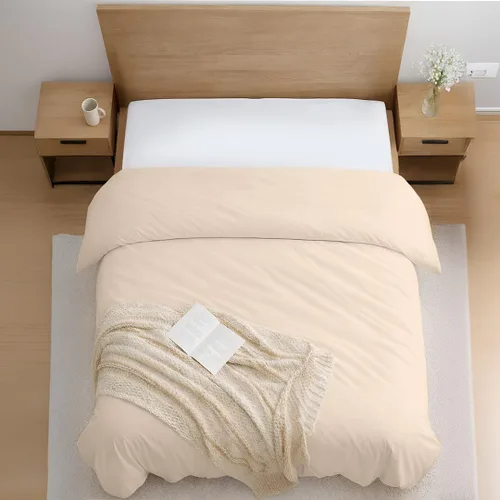 Vista 26 de Kotton Culture - Funda de edredón de microfibra prelavada de 1 pieza, tamaño individual, ropa de cama ultrasuave, ligera y transpirable, cierre