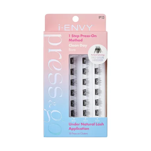 Vista 5 de i-ENVY Pestañas Autoadhesivas Press&Go, Racimos de Pestañas Postizas Sin Necesidad de Pegamento, Pestañas de Presión de Aplicación Fácil en 1 Paso