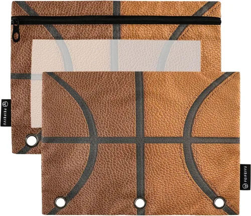 Vista 22 de Estuche para lápices de fresas rosas para carpetas de 3 anillas, estuche para lápices, bolsa de maquillaje con ventana transparente para almacenar