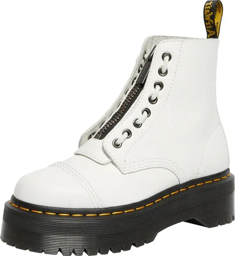Vista 28 de Dr. Martens, Botas industriales ligeras para mujer Maple Zip con puntera de acero Negro