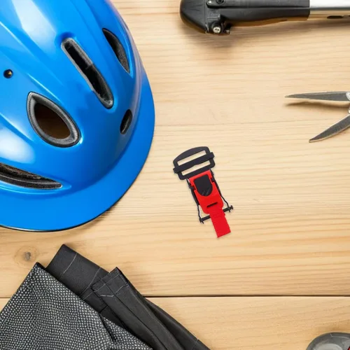 Vista 5 de 1 Set Motorcycle Helmet Secure Buckle - Quick Side Release Strap Clip - Fast Chin Strap Buckle Adjustment - Plastic Snap for Hat Safety