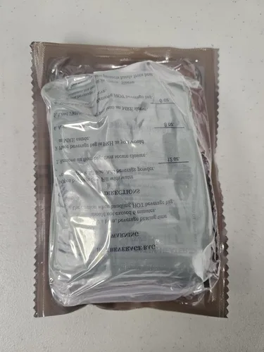 Vista 2 de USGI MRE original [Comida, lista para comer] Fecha de inspección 01/2026 o más reciente [Nuevo embalaje] - Elige la ración de menú con plato