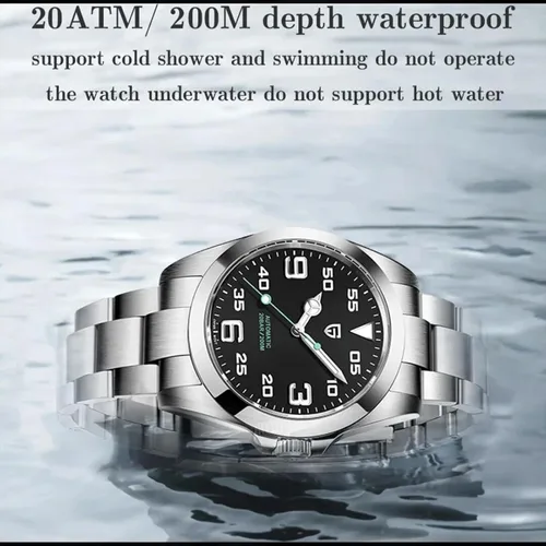 Vista 4 de Watch Mens Pagani Design Watches for Men Luxury Automatic Watch Men's AR Sapphire Glass Mechanical Wristwatch Japan NH35 Movement Stainless Steel