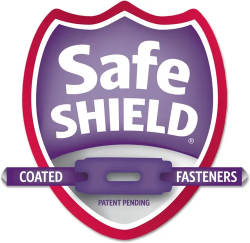 Vista 2 de Smead Carpeta de archivos de clasificación de cartón prensado con sujetadores SafeSHIELD, 1 divisor, expansión de 2 pulgadas, tamaño legal, rojo, 10