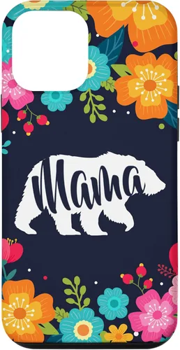 Vista 16 de Mama Bear - Funda para iPhone 17 con diseño de flores florales