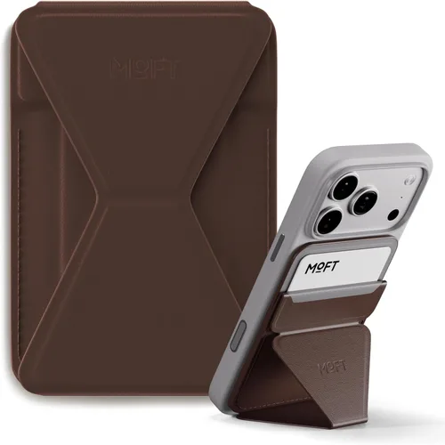 Vista 32 de MOFT Soporte magnético para cartera compatible con iPhone 17/16/15/14/13/12, ajuste de ángulo y soporte de teléfono compatible con MOVAS Magsafe