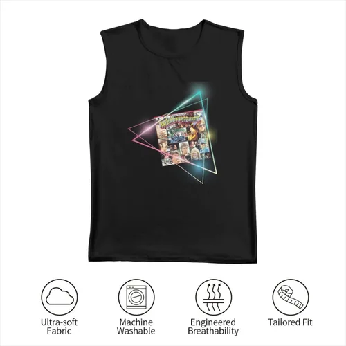 Vista 4 de Mens Muscle Quick Dry Tank Tops Sleeveless Shirt Undershirt for Gym Runing