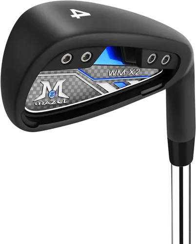 Vista 29 de MAZEL WM-X1/2 Hierros individuales para palos de golf para hombres 1,2,3,4,5,6,7,8,9, Pitching Wedge, Approach Wedge, Sand Wedge con ejes