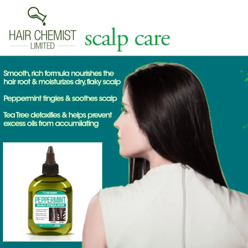 Vista 3 de Hair Chemist Estimulador de cuero cabelludo de menta, 7.1 onzas, tratamiento de cuero cabelludo sin menta y crema hidratante para el cuero
