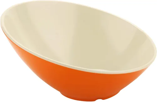 Vista 53 de G.E.T. B-792-W - Cuenco en ángulo para servir en cascada para ensaladas, arroz y postre, 24 onzas / 9.25 pulgadas, color blanco