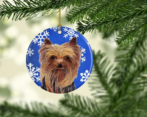 Vista 34 de Caroline's Treasures Cavalier Spaniel - Adorno de cerámica para colgar en el árbol de Navidad, para el hogar, Navidad, fiestas, regalo, 3 pulgadas