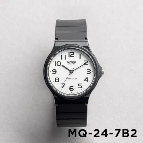 Vista 6 de Correa de reloj de goma de silicona impermeable de repuesto de 0.630 in para Casio MQ-24MQ-58104767198