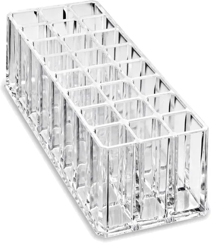 Vista 3 de byAlegory - Organizador de maquillaje acrílico para brillo de labios, 24 espacios