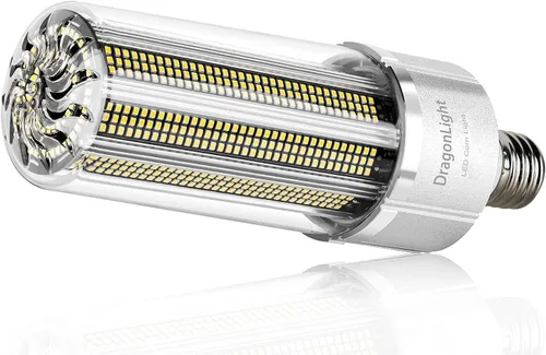 Vista 13 de DragonLight Bombilla LED de maíz de 50 W (equivalente a 350 vatios) E26/E39 Lámpara LED con base de Mogul grande 6000K Luz diurna 6,000 LM
