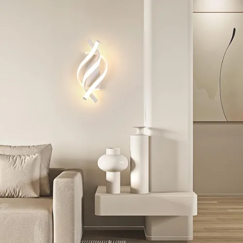 Vista 3 de Aplique de pared, apliques LED de 21 W, iluminación de pared para interiores, luces de pared para dormitorio, sala de estar, restaurante, pasillo