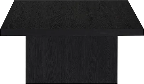 Vista 7 de Coaster Home Furnishings - Devar - Madera - Mesa de centro cuadrada con base de plinto, diseño geométrico y estilo contemporáneo - Sala de estar