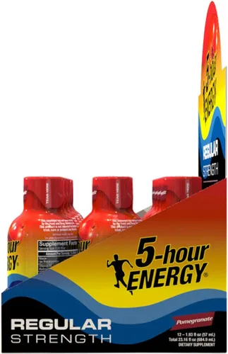 Vista 5 de 5-hour ENERGY Shot, Granada de fuerza regular, 1.93 onzas, 24