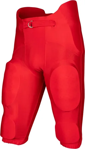 Vista 13 de Champro Men's Bootleg 2 Integrated Poly/Spandex Football Game Pants Negro