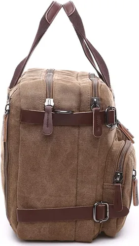 Vista 6 de Iblue Bolso de mensajero Mochila Bolso de hombro Maletín se adapta a 17.0 en el ordenador portátil # 7693, XL, Negro
