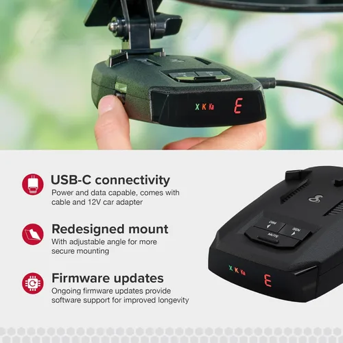 Vista 4 de Cobra Detector de radar láser RAD 390, nuevo modelo con detección de largo