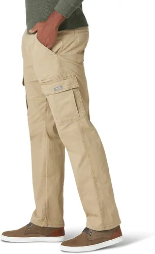 Vista 4 de Wrangler Authentics - Pantalón cargo, elástico y de corte holgado para hombre