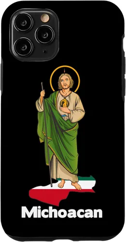 Vista 27 de Funda para iPhone 16 San Judas Tadeo con Michoacán México
