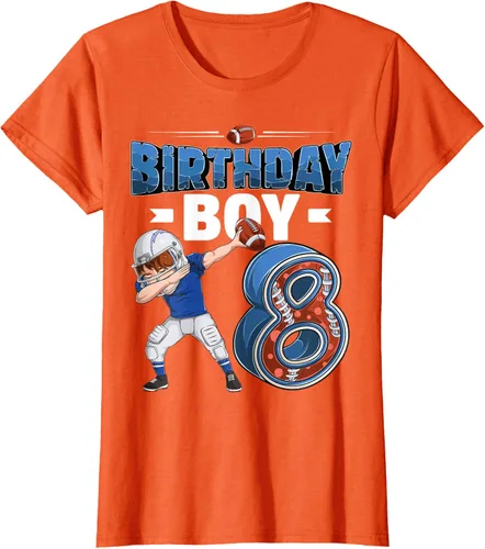 Vista 53 de Dabbing Boy - Camiseta de 8 años de fútbol americano americano, Negro, S