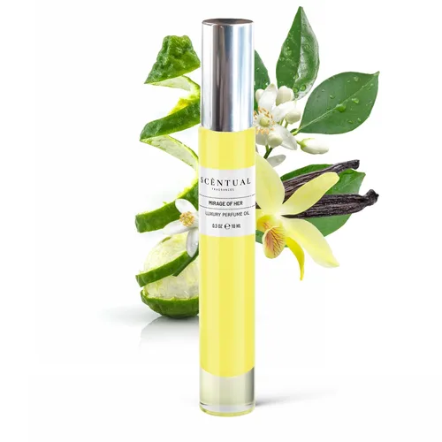 Vista 12 de Scentual Fragrances, Aceite de perfume de lujo, ultra concentrado para mujeres, aceite de fragancia roll-on de larga duración, mini perfume de viaje