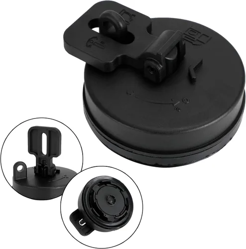 Vista 5 de Tapa del Tanque de Combustible Diesel AT323462 43843622 para Excavadora Hitachi Volvo John Deere negro