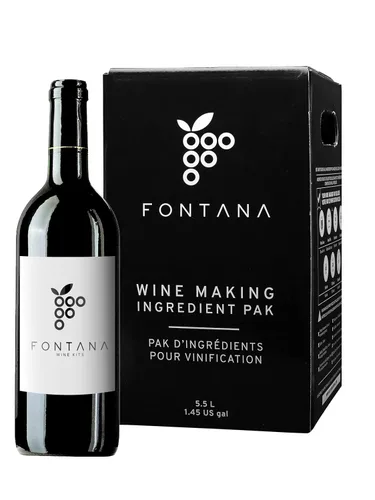 Vista 4 de Fontana Wine Kits – Kit sencillo para vinos de 28 días