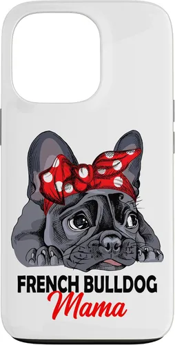 Vista 10 de French Bulldog Mama Frenchie Frauchen Case for iPhone 17