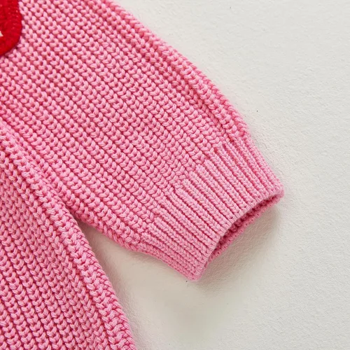 Vista 20 de VISGOGO Suéter a juego para hermanitas grandes y pequeñas, ropa de una sola pieza