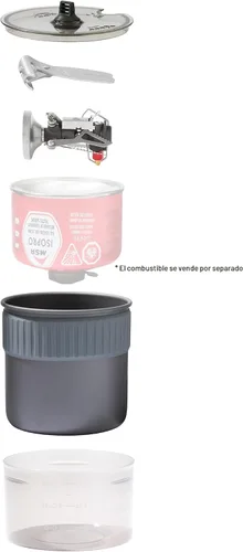 Vista 2 de MSR PocketRocket Deluxe - Juego de estufa ultraligera para acampar y mochilero