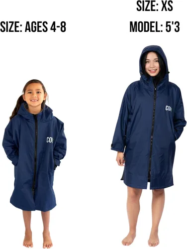 Vista 12 de COR Surf Swim Parka for Youth and Adults Heavy-Duty Weatherproof Swimming Jacket with Size Options for Men, Women and Kids
