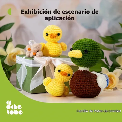Vista 5 de Crochetobe Kit de ganchillo para principiantes, kit de animales
