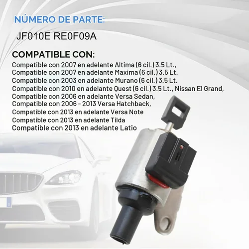 Vista 2 de JF010E RE0F09A CVT Transmisión Paso a Paso Motor Pasador Reemplazo Compatible con Nissan-Altima Maxima Murano Versa Piezas de Transmisión