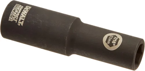 Vista 9 de DEWALT DW22942 Juego de llaves de impacto de 1 pulgada, listas para impacto, para accionamiento de 1/2 pulgada, Negro