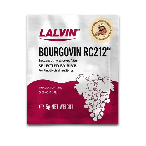 Vista 2 de Lalvin RC-212 Levadura de vino (paquete de 10) - Hacer Mead de Sidra de Vino Kombucha en casa - 0.18 oz Sobres - Saccharomyces cerevisiae - Vendido