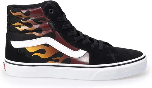 Vista 2 de Vans Tenis Filmore High Top unisex - Tablero de ajedrez Lavendar para mujer y hombre