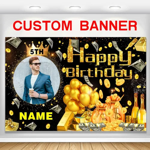 Vista 24 de Decoración personalizada para fiesta mexicana, carnaval, fiesta de feliz cumpleaños, suministros personalizados, fiesta mexicana, carnaval, Estilo-P