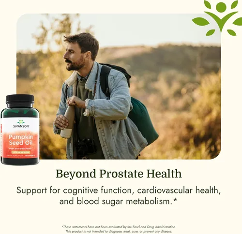 Vista 5 de Swanson, Aceite de semilla de calabaza, 1,000 mg, 100 cápsulas blandas