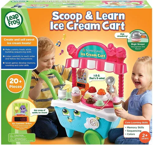 Vista 5 de Caliente nuevo LeapFrog Scoop & Learn Carrito de helados