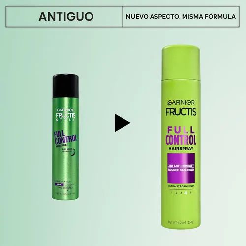 Vista 2 de Garnier Fructis Style - Laca antihumedad de control completo, 8.25 onzas, 3 unidades (el embalaje puede variar)
