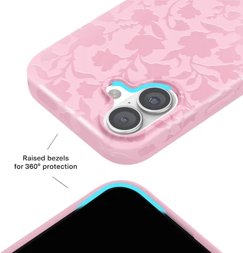 Vista 1183 de VELVET CAVIAR Funda para iPhone 15, compatible con MagSafe, probada contra caídas de 10 pies, fundas protectoras de diseño, leopardo color rosa