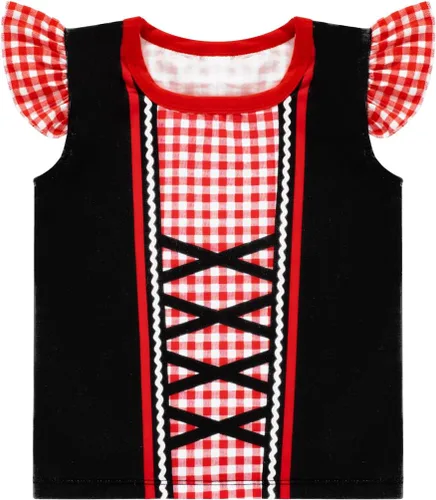 Vista 2 de MOMMY'S NEW MAN Disfraz de Caperucita Roja para Niñas con Capa para Halloween y Navidad
