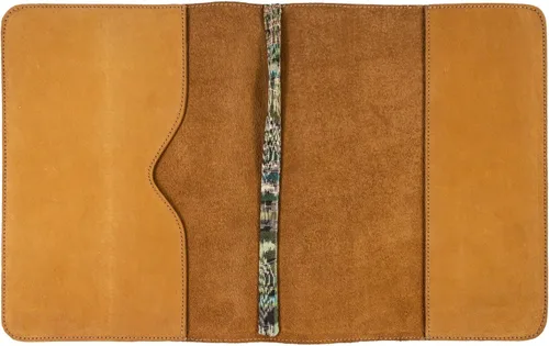 Vista 3 de Hide & Drink, Journal Cover Compatible with Moleskine Cahier XXL (8.5 x 11 in.) Genuine Protector, Full Grain Leather, Handmade, Old Tobacco