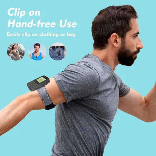 Vista 5 de RUIZU - Reproductor MP3 con clip de 64 GB con Bluetooth 5.3, reproductor de música portátil con grabadora de voz para deporte y carrera, radio FM