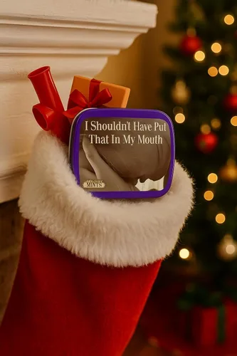 Vista 5 de I Shouln't Have Put That In My Mouth Mints – Divertida lata de menta para aliento fresco – Regalo divertido de broma, relleno de calcetines