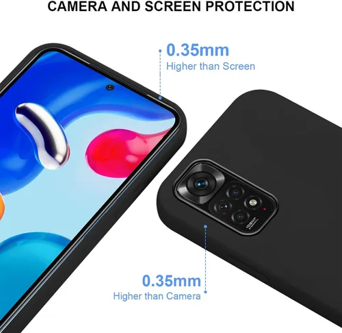 Vista 5 de Funda de teléfono con nombre personalizado para Xiaomi Mi 11T 10 11 Lite, fundas de silicona suave con texto personalizado para Redmi Note 11S 10S