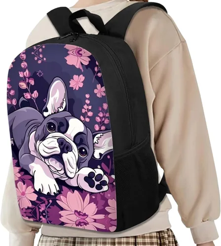 Vista 13 de HUGS IDEA Los animales frescos 3D niños escuela libro bolsa niños impresión mochilas, Baloncesto, Moderno